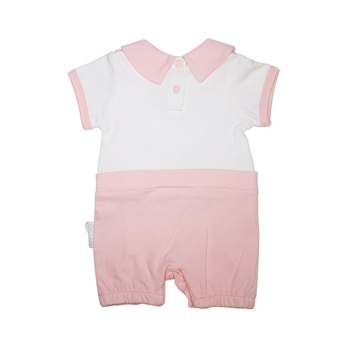 light pink & white baby dress