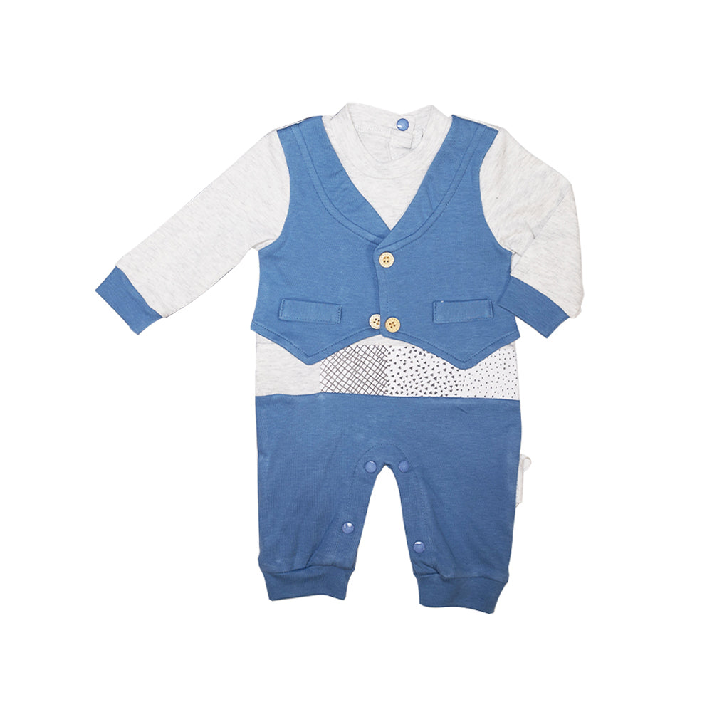 Blue best sale baby romper