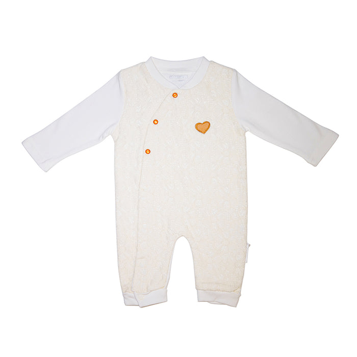 white baby dress with heart